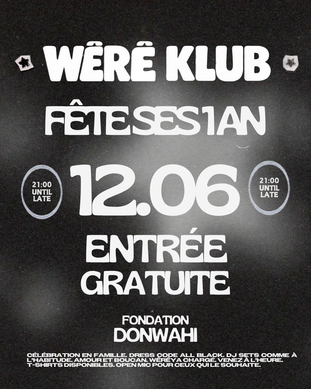 Wêrê Klub fête ses 1 an !